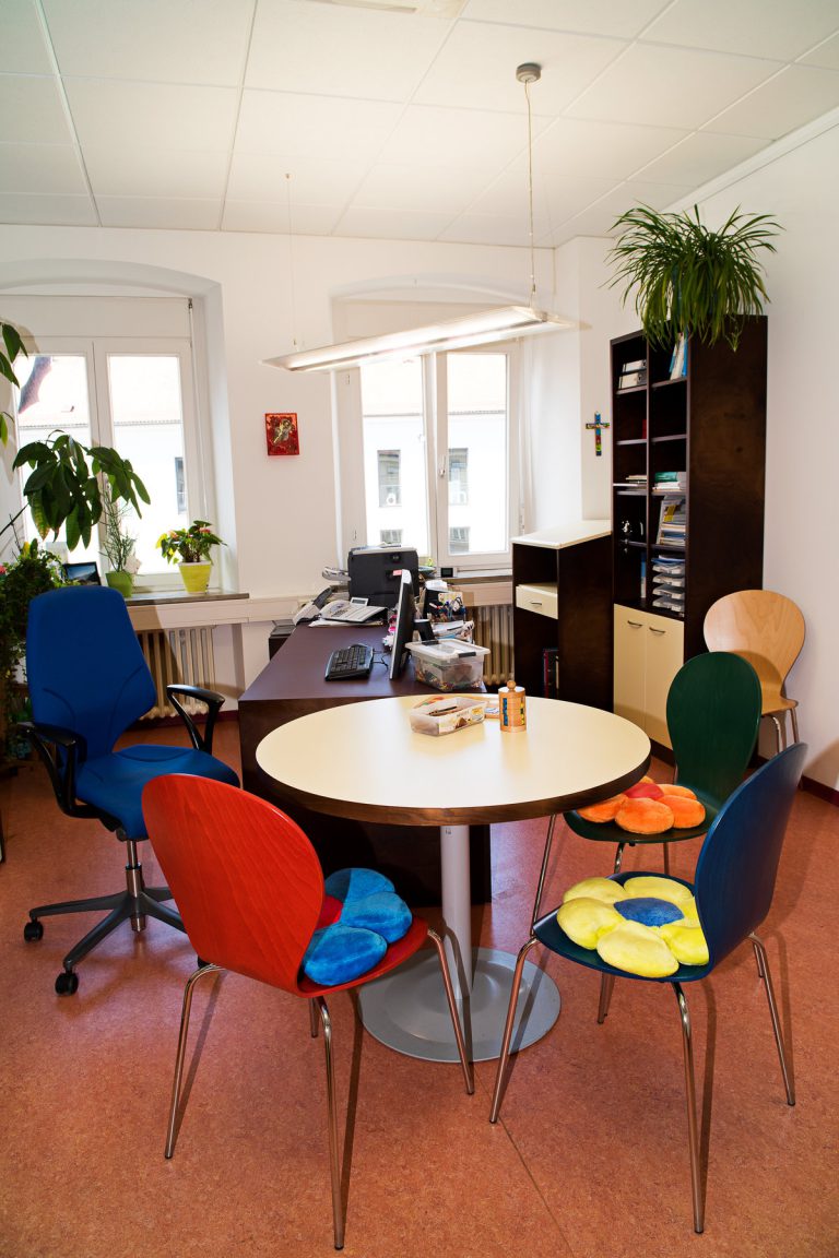 Blick in die Praxisräume der KJPP Augsburg